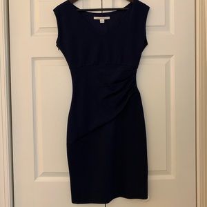 Diane Von Furstenberg DVF Bevin Dress in Navy